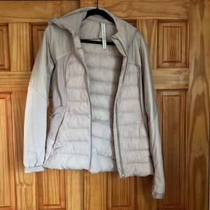 Light pink lululemon jacket sz 12